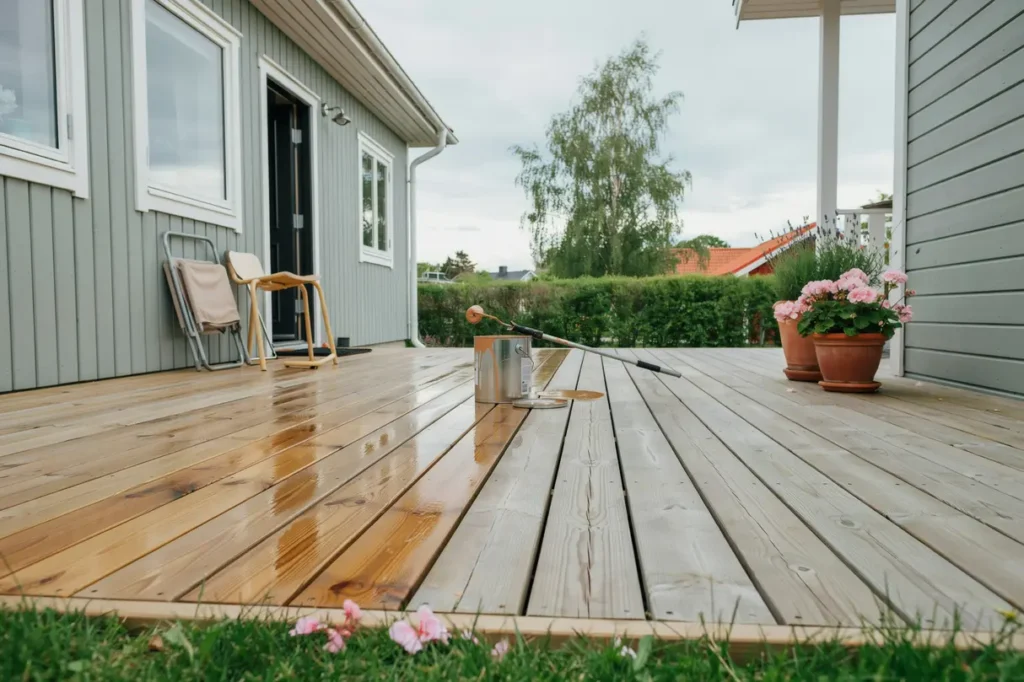 juli r b sta tiden att lasera altanen s skyddar du tr et n r sommarv dret r p din sida